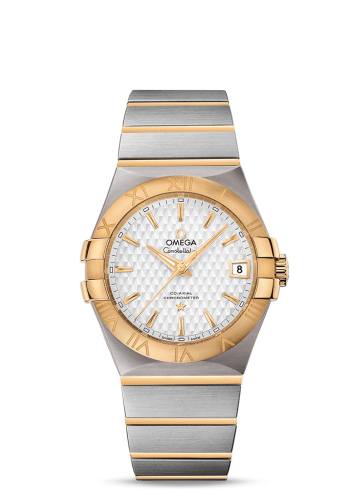Omega Constellation Co-Axial 35 Stainless Steel / Yellow Gold / Lozenge Silver